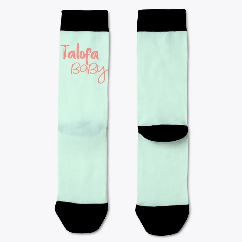 Talofa Baby (Coral Lettering)